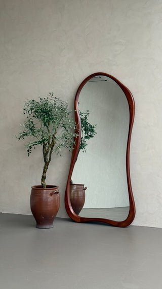 MIRA walnut mirror | 200 x 100 cm