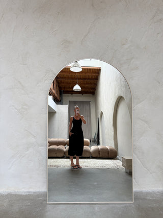 Beige LIMIT EDITION MEGA Moon Loft mirror | 200cm x 120cm  Ivory