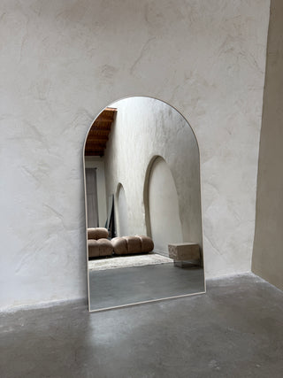 Beige LIMIT EDITION MEGA Moon Loft mirror | 200cm x 120cm  Ivory