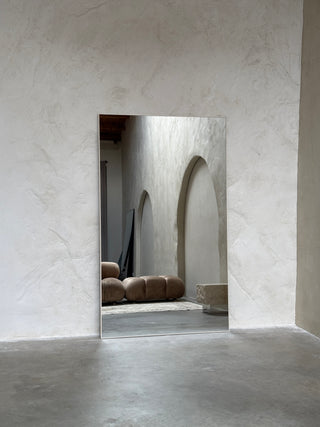 Beige LIMIT EDITION MEGA Aura Loft mirror | 200cm x 120cm  Ivory
